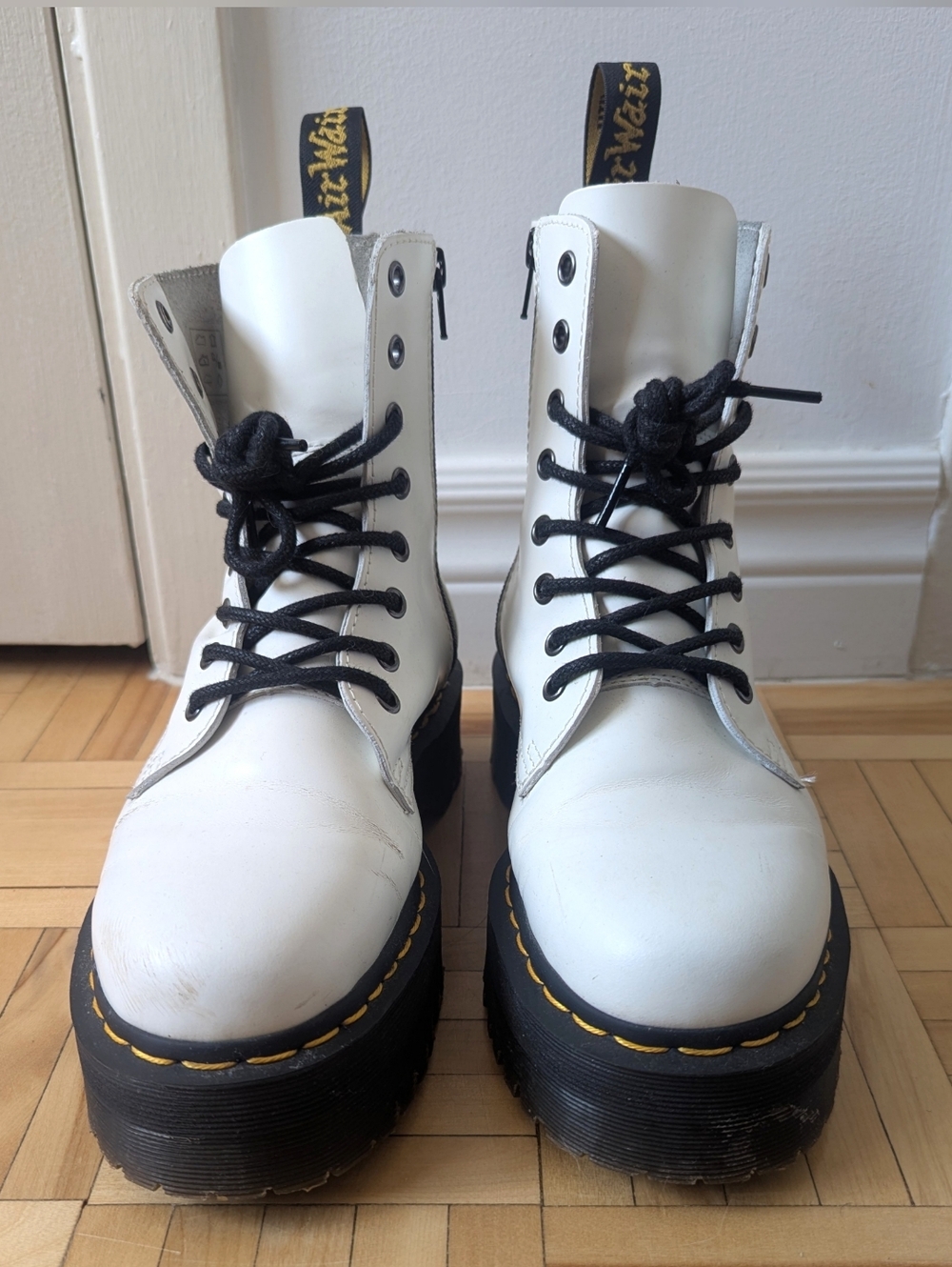 Jadon Smooth Leather Platform Boots - Picture 4 of 15